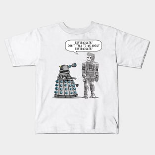 Dalek Adams Mashup (Boxbot Marvin) Kids T-Shirt